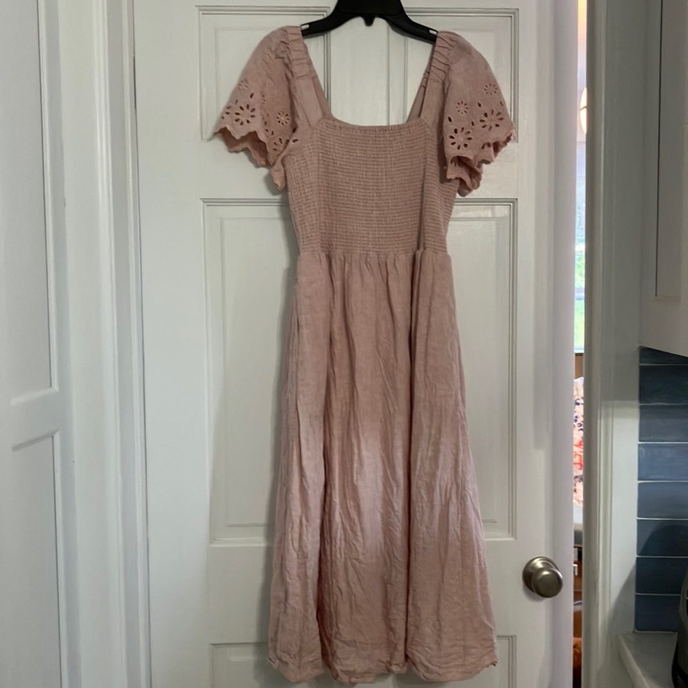 Madewell Pink Midi Dress